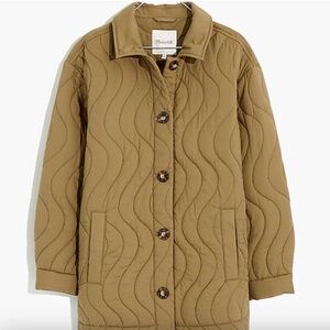NWT Madewell Quilted Belrose Shirt-Jacket